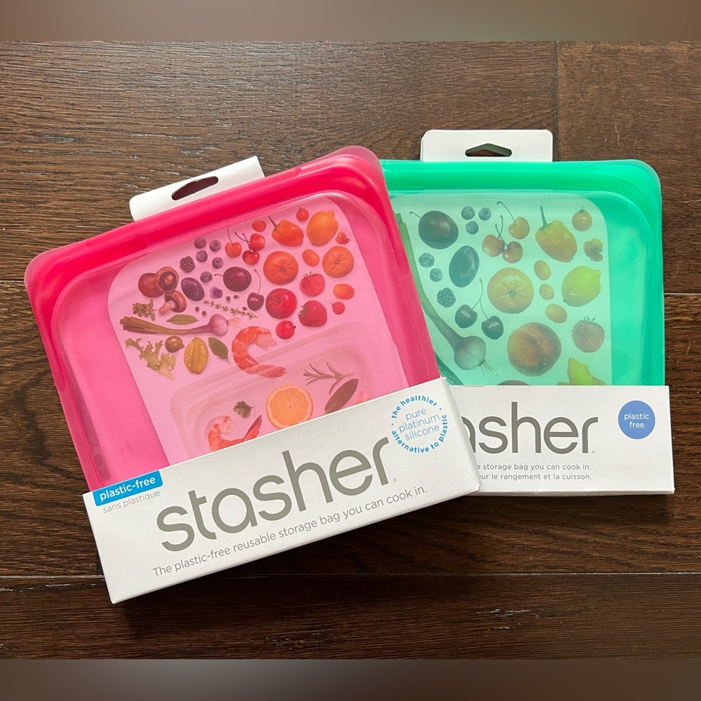 Stasher Sandwich Bags x2